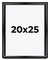 20x25 Minimalist Shadow Box Black Picture Frame - UV Acrylic, Backing, Hanging Hardware